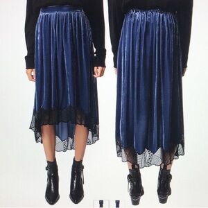 Zadig & Voltaire Jocelyn Velvet Skirt